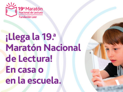 Arranca la edición 19 de la Maratón Nacional de Lectura - Fundación Leer - Maratón Lectura - LIJ - Lectura niños y adolescentes
