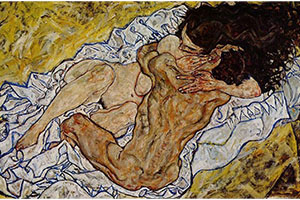 Abrazo (Amantes II) - Egon Schiele  