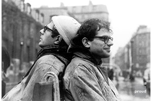 Peter Orlovsky y Allen Ginsberg