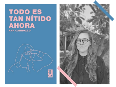 Todo es tan nítido ahora - Ana Carrozzo - libros - autoras mujeres - leer - lecturas - poesía - Gonzalo Zuloaga - autoras argentina - poesía LGBT+ - adolescencia- poesía argentina